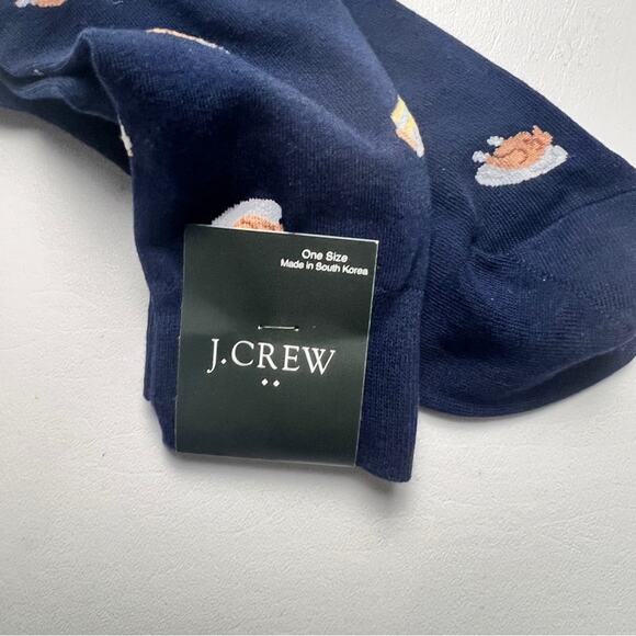 J.Crew Men's Thanksgiving Theme Graphic Design Trouser Socks Onesize - Picture 10 of 10